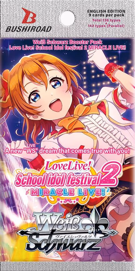 Love Live School idol festival 2 MIRACLE LIVE! Booster Pack