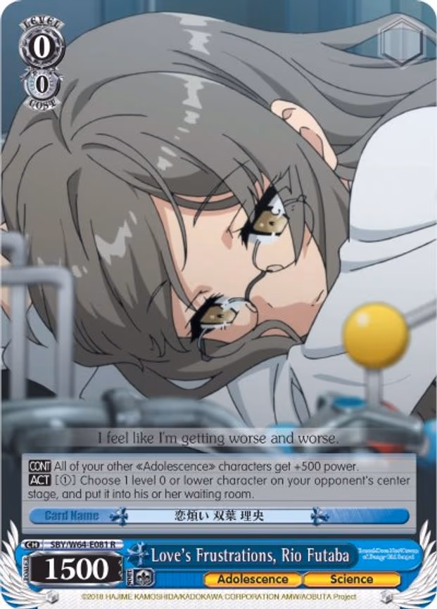 Love's Frustrations, Rio Futaba