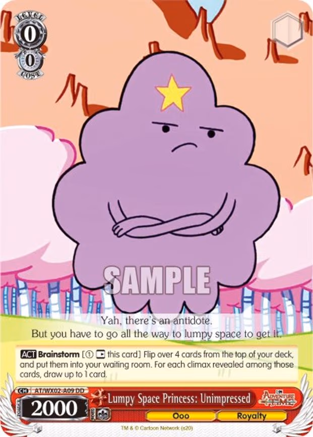 Lumpy Space Princess: Unimpressed