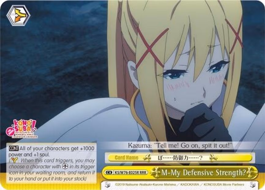 M-My Defensive Strength?