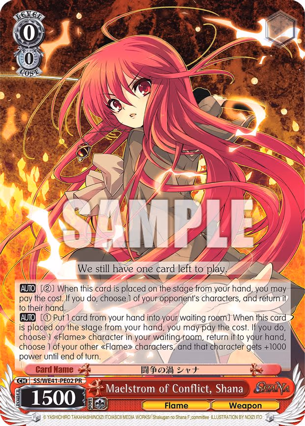 Maelstrom of Conflict, Shana