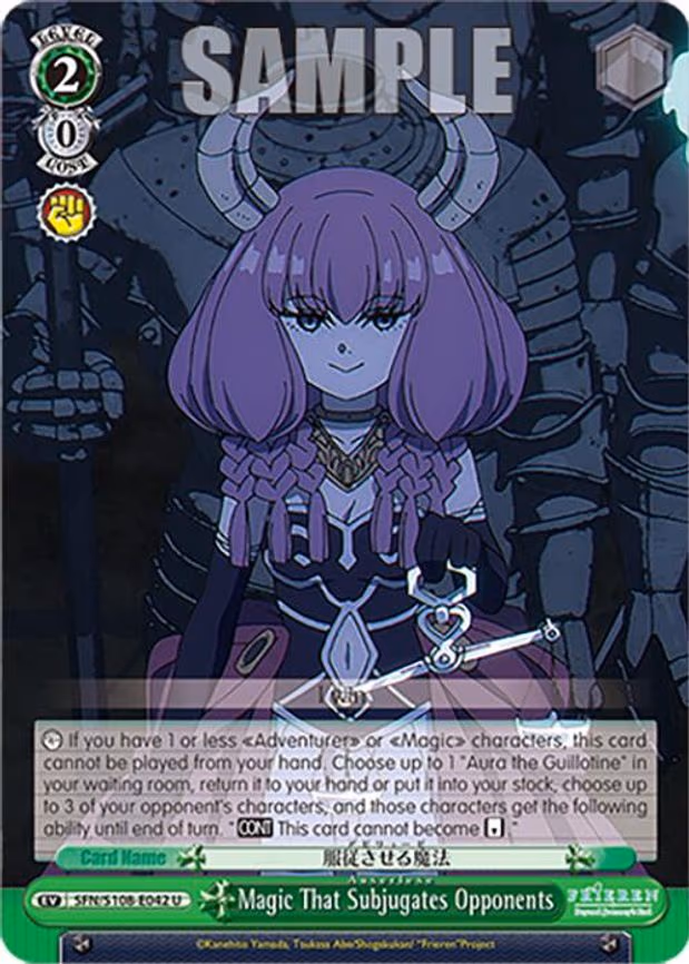 Magic That Subjugates Opponents