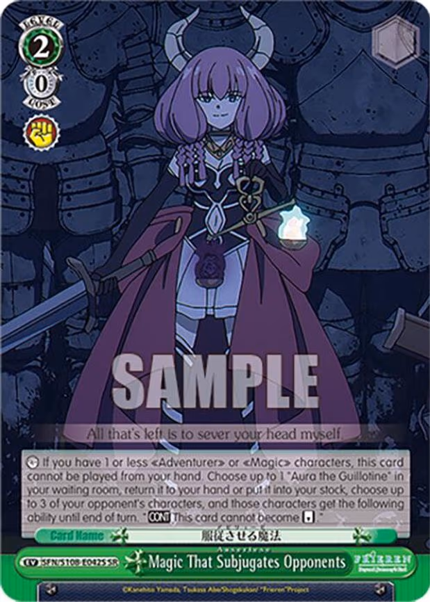 Magic That Subjugates Opponents