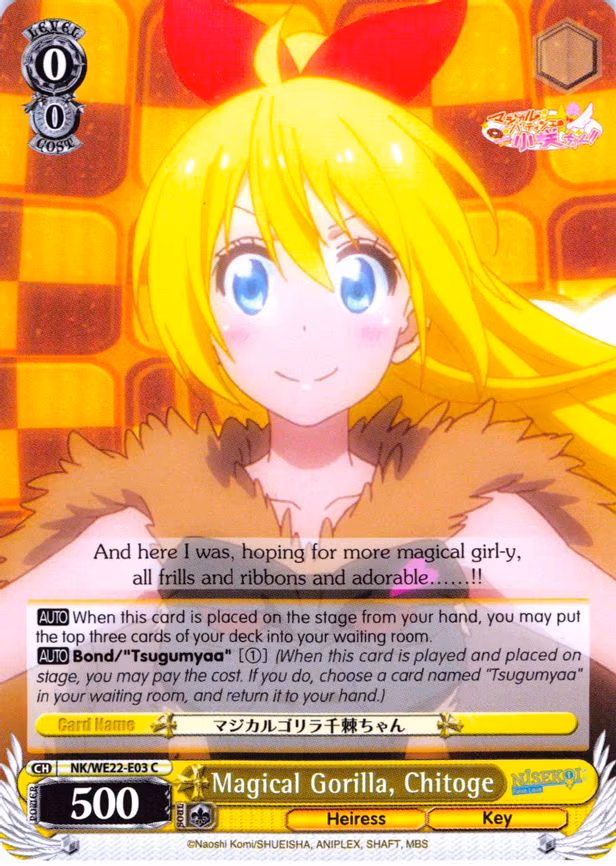 Magical Gorilla, Chitoge