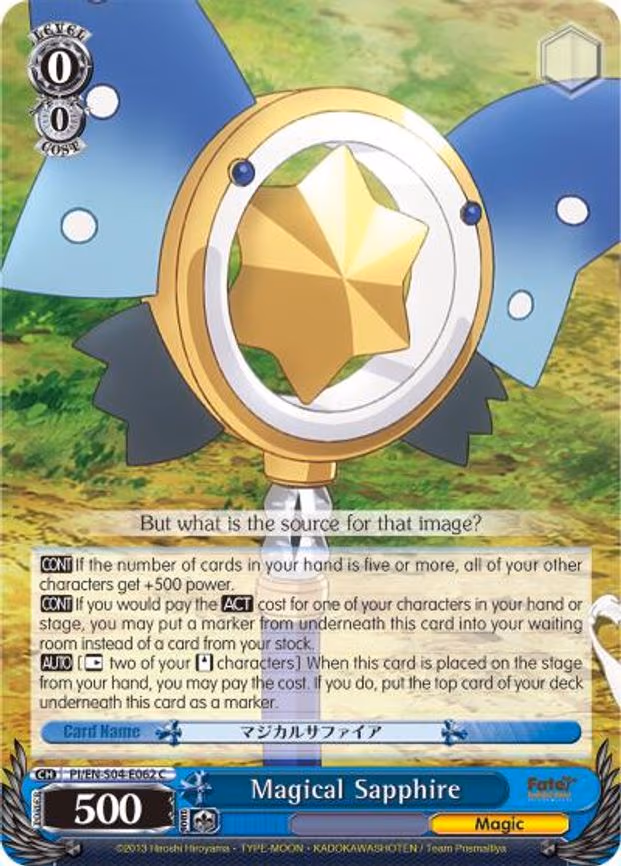 Magical Sapphire - Common (PI/EN-S04-E062 C)