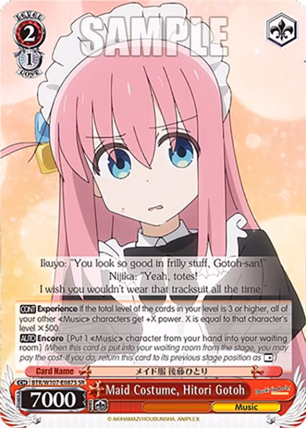 Maid Costume, Hitori Gotoh