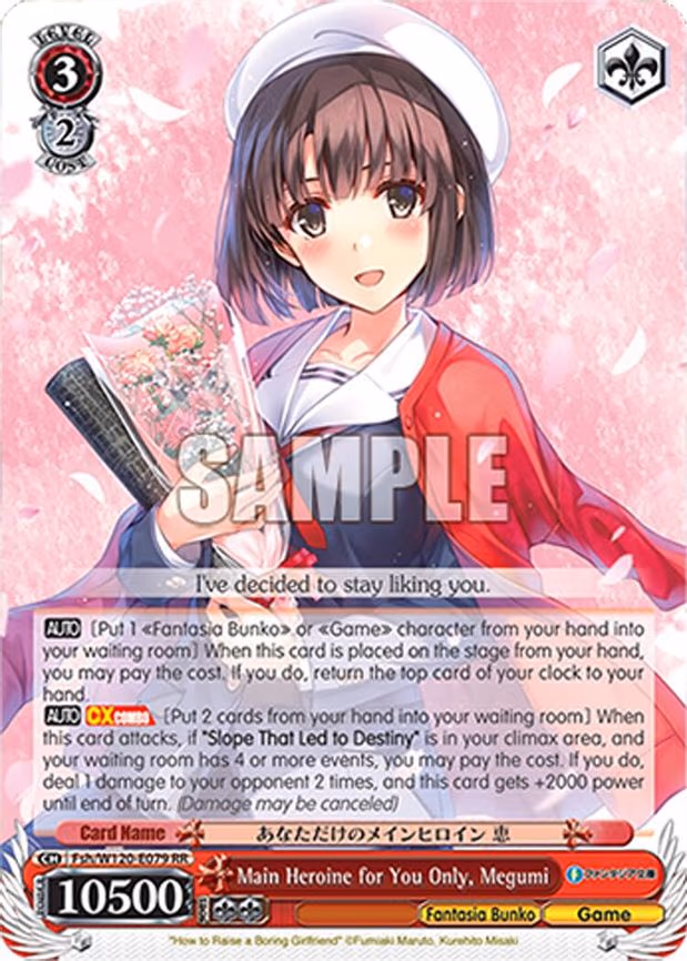 Main Heroine for You Only, Megumi