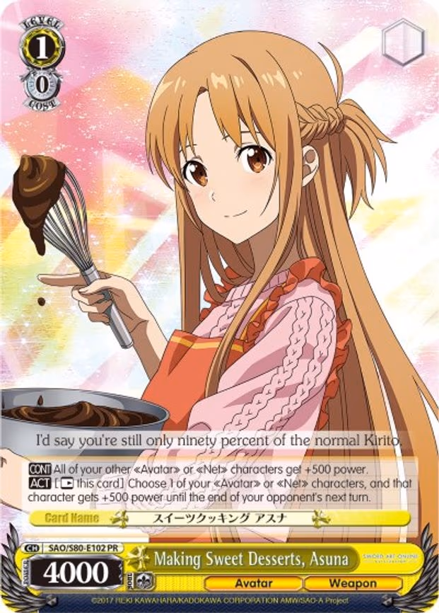 Making Sweet Desserts, Asuna