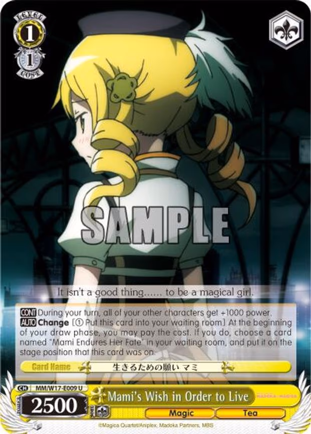 Mami's Wish in Order to Live