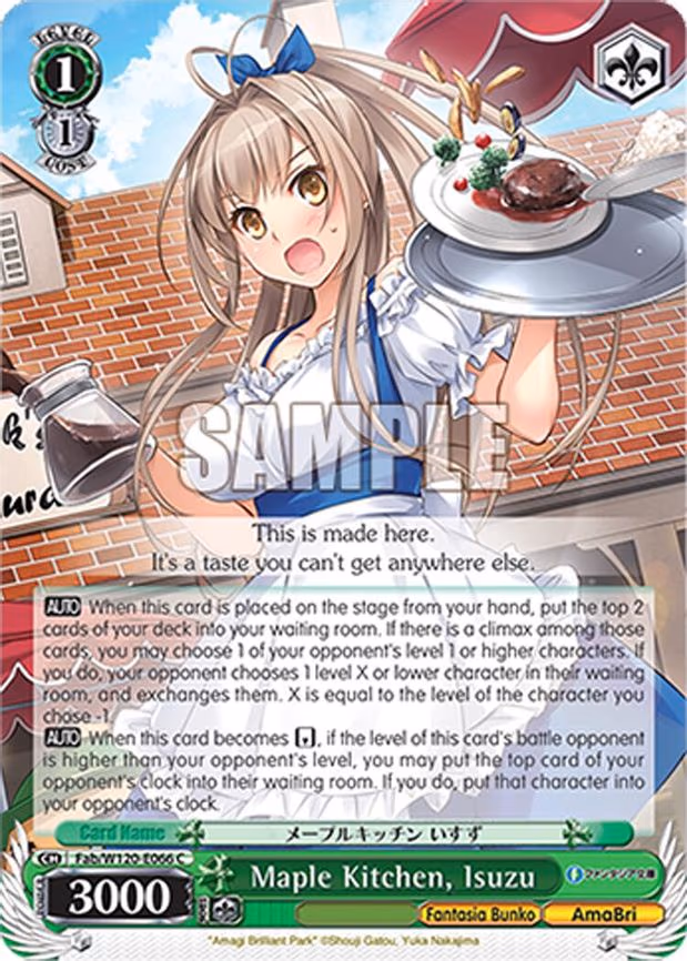 Maple Kitchen, Isuzu