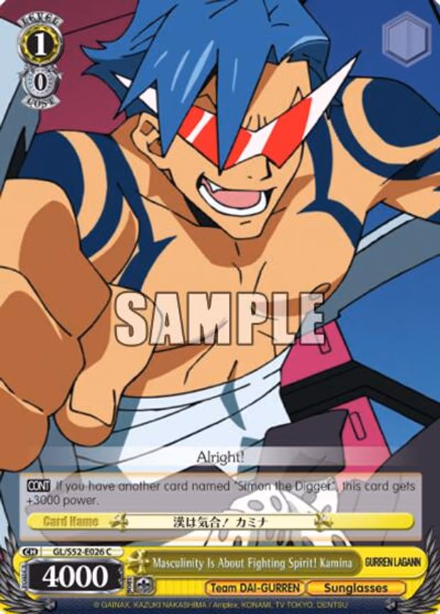 Masculinity Is About Fighting Spirit! Kamina
