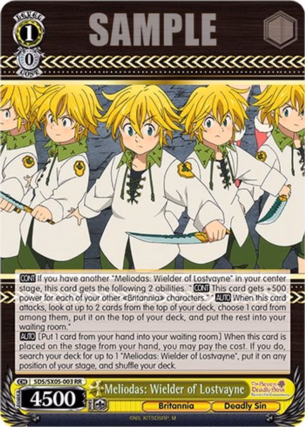 Meliodas: Wielder of Lostvayne