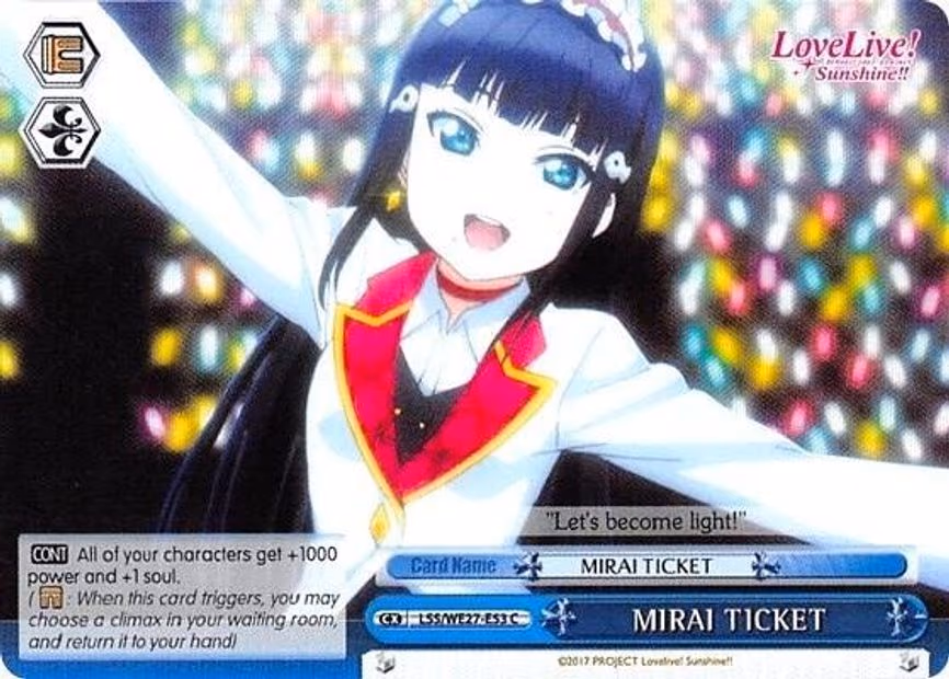 MIRAI TICKET (Blue)