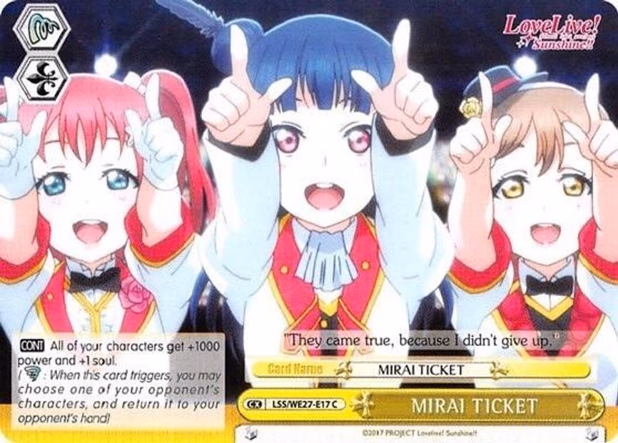 MIRAI TICKET (Yellow)