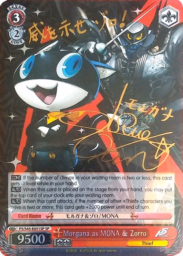 Morgana as MONA & Zorro