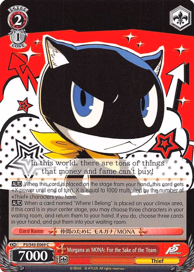 Morgana as MONA: For the Sake of the Team