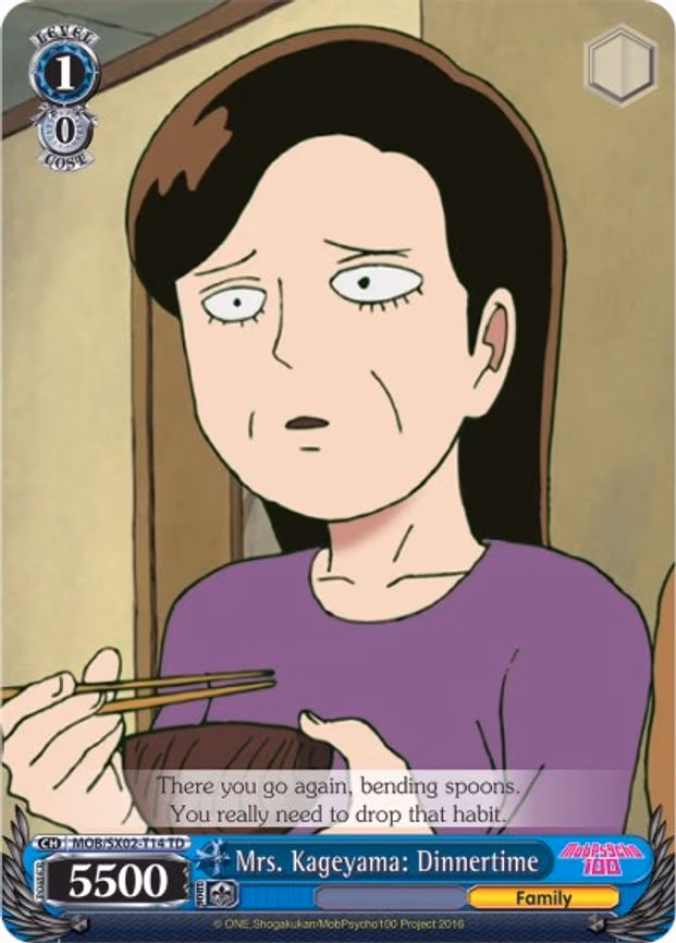 Mrs. Kageyama: Dinnertime