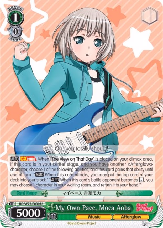 My Own Pace, Moca Aoba