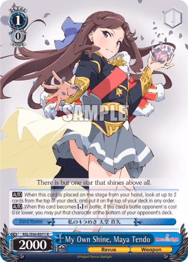My Own Shine, Maya Tendo