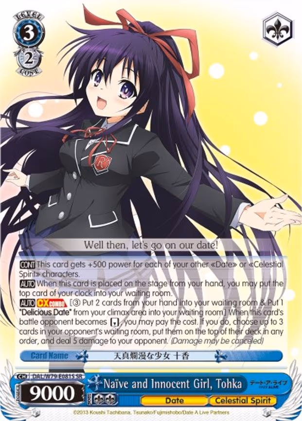Naïve and Innocent Girl, Tohka