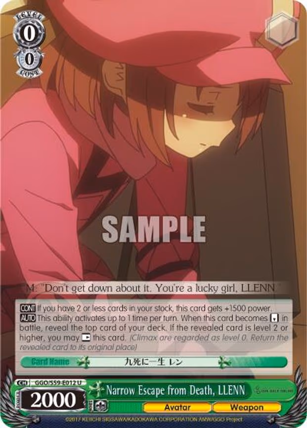 Narrow Escape from Death, LLENN