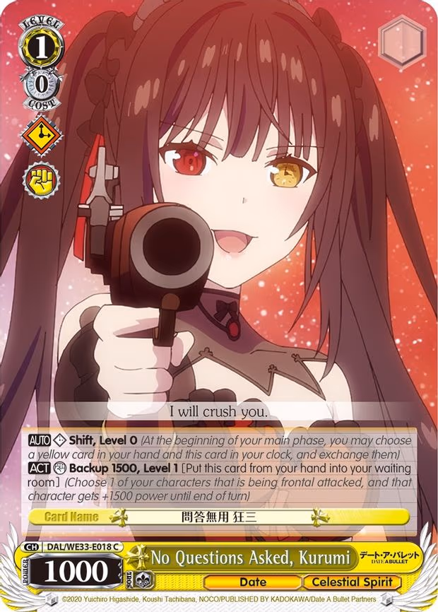 No Questions Asked, Kurumi