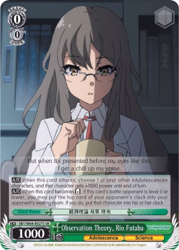 Observation Theory, Rio Futaba