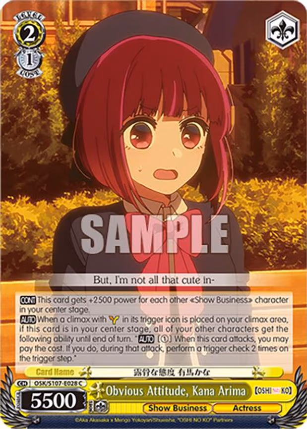 Obvious Attitude, Kana Arima