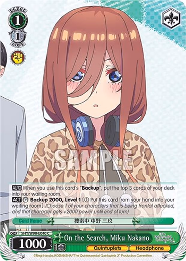On the Search, Miku Nakano
