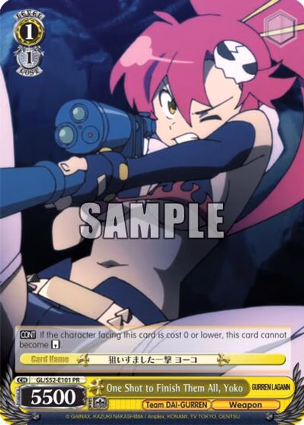 One Shot to Finish Them All, Yoko