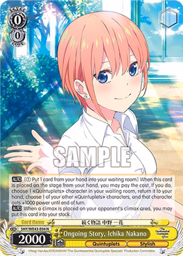 Ongoing Story, Ichika Nakano