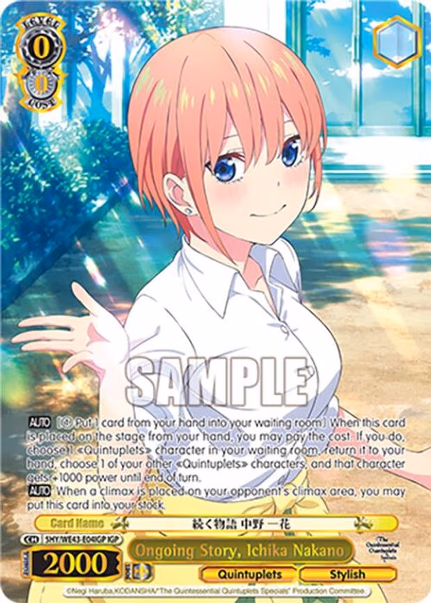 Ongoing Story, Ichika Nakano