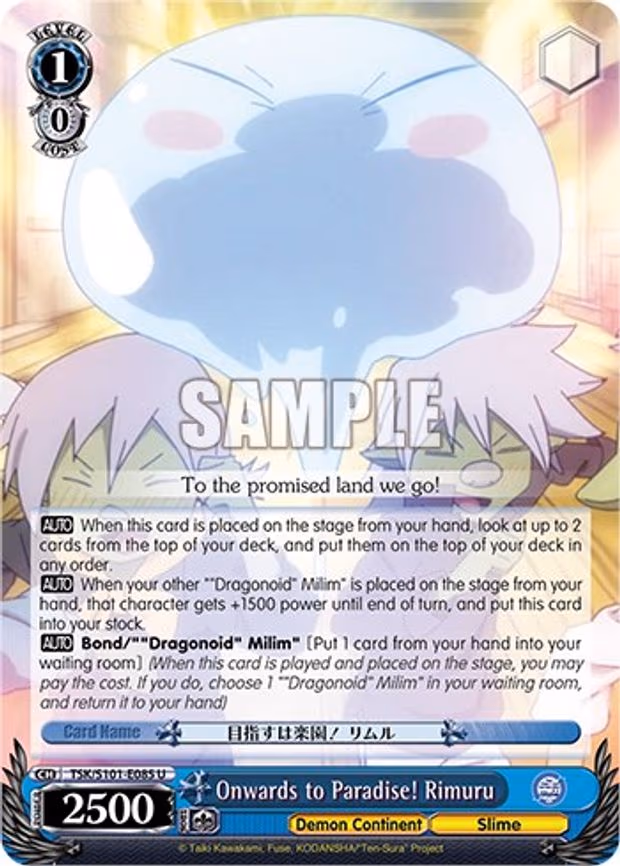 Onwards to Paradise! Rimuru