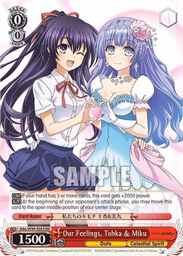Our Feelings, Tohka & Miku