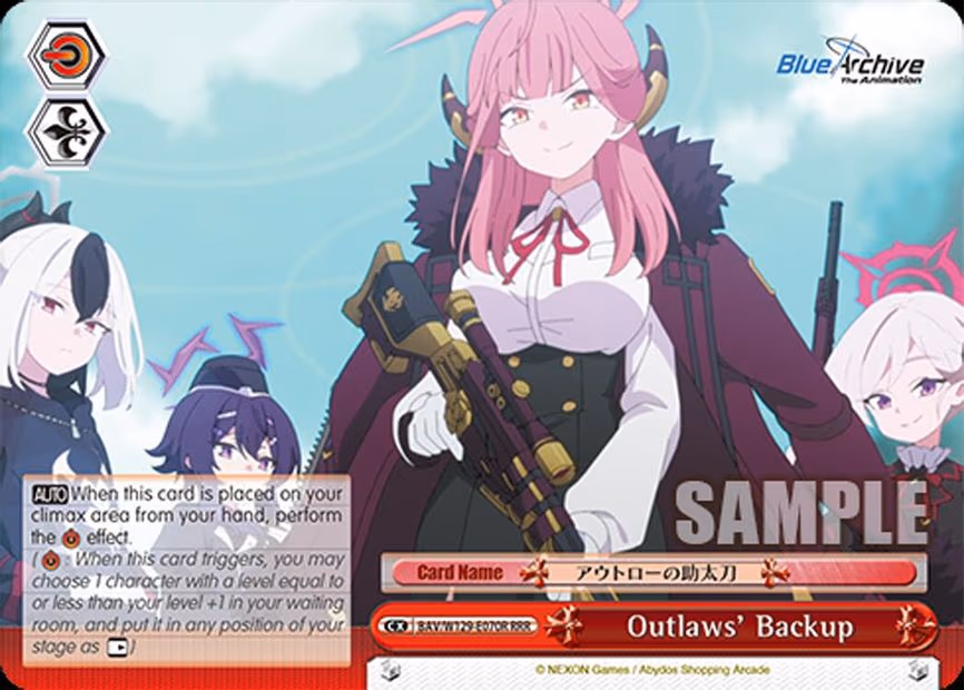 Outlaws' Backup - Triple Rare (BAV/W129-E070R)