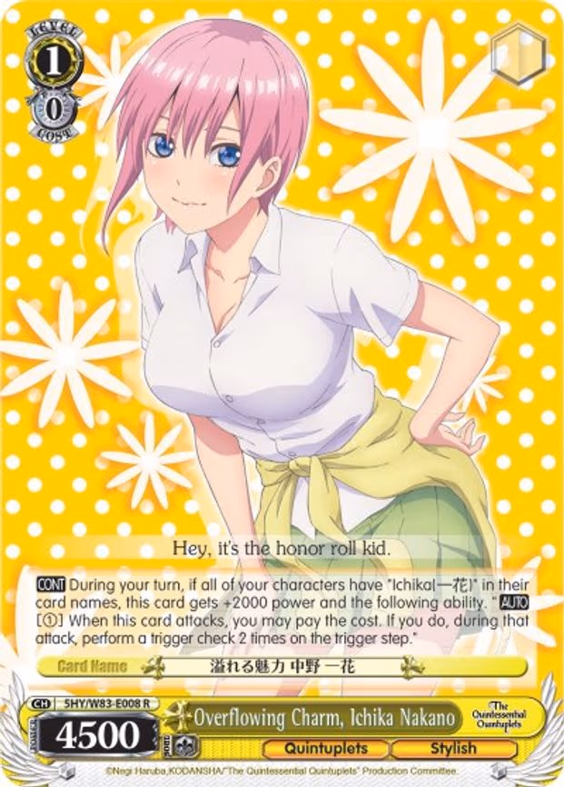 Overflowing Charm, Ichika Nakano