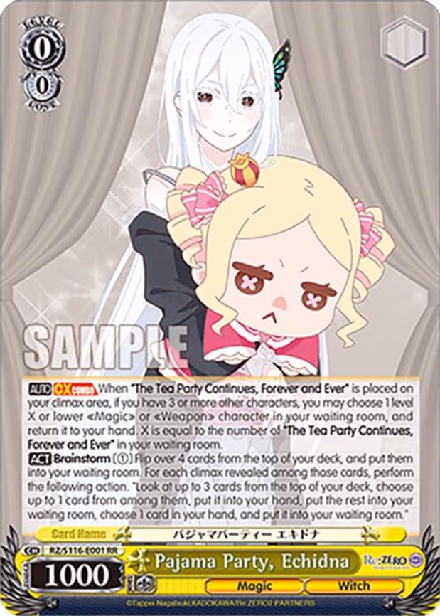 Pajama Party, Echidna - Double Rare (RZ/S116-E001)