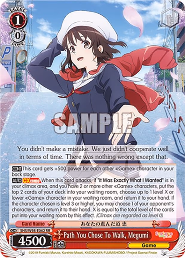 Path You Chose To Walk, Megumi