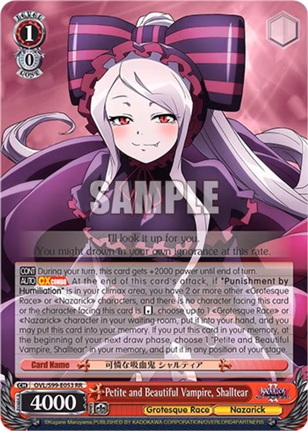 Petite and Beautiful Vampire, Shalltear