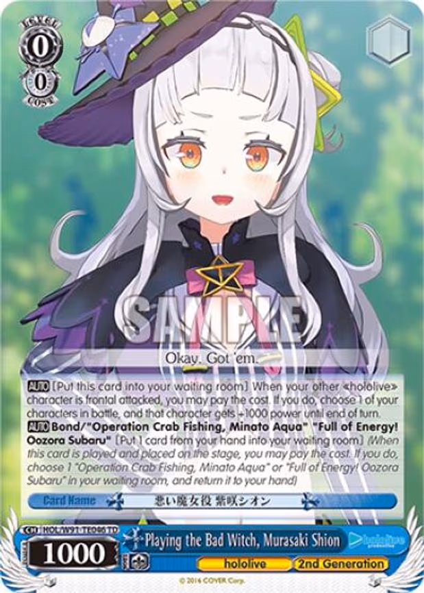 Playing the Bad Witch, Murasaki Shion