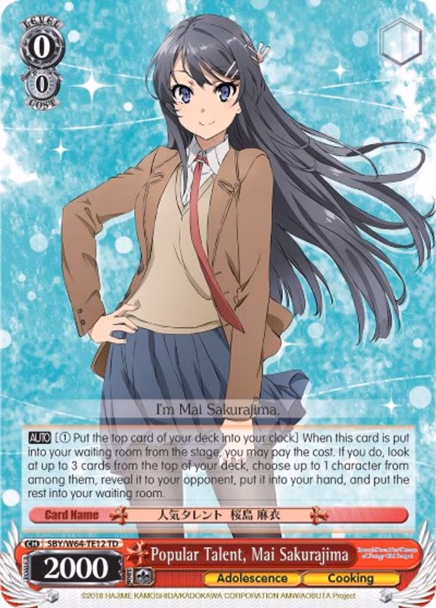 Popular Talent, Mai Sakurajima