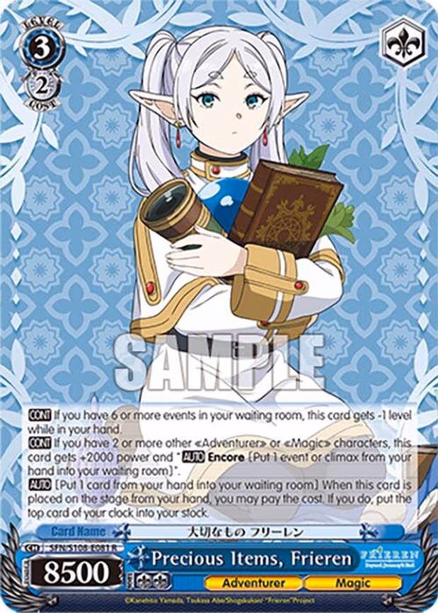 Precious Items, Frieren