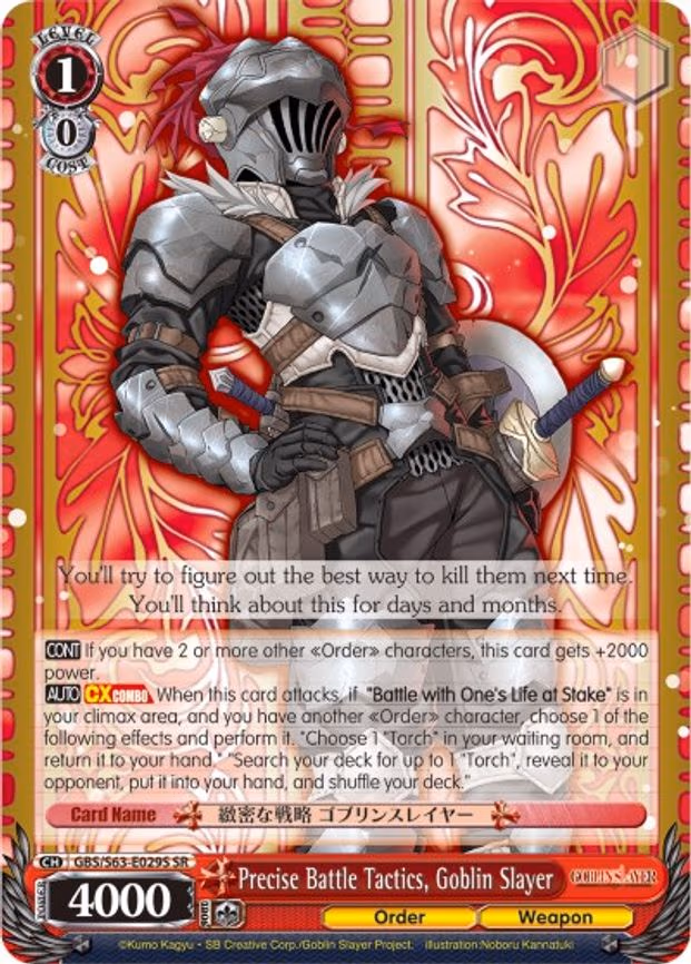 Precise Battle Tactics, Goblin Slayer