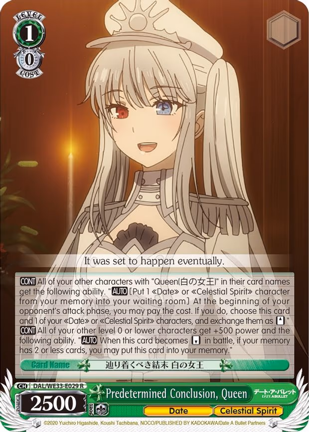 Predetermined Conclusion, Queen
