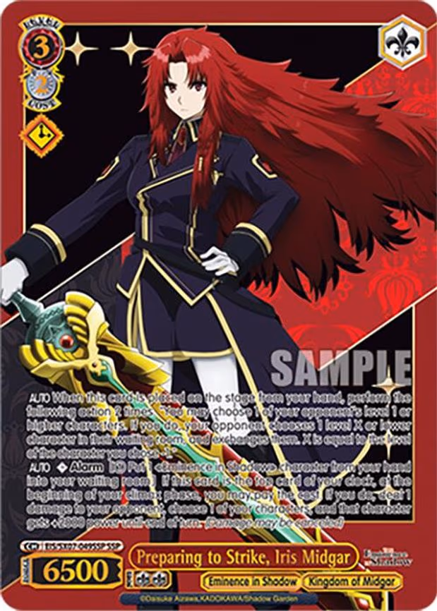 Preparing to Strike, Iris Midgar