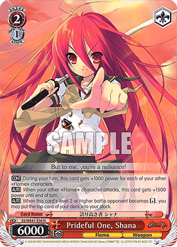Prideful One, Shana