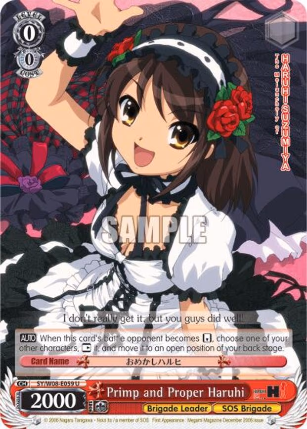 Primp and Proper Haruhi