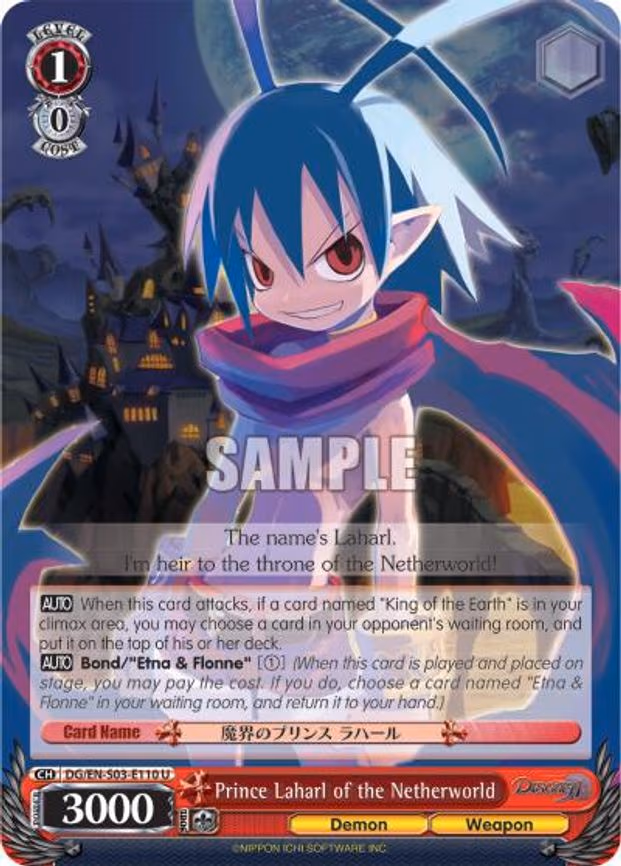 Prince Laharl of the Netherworld
