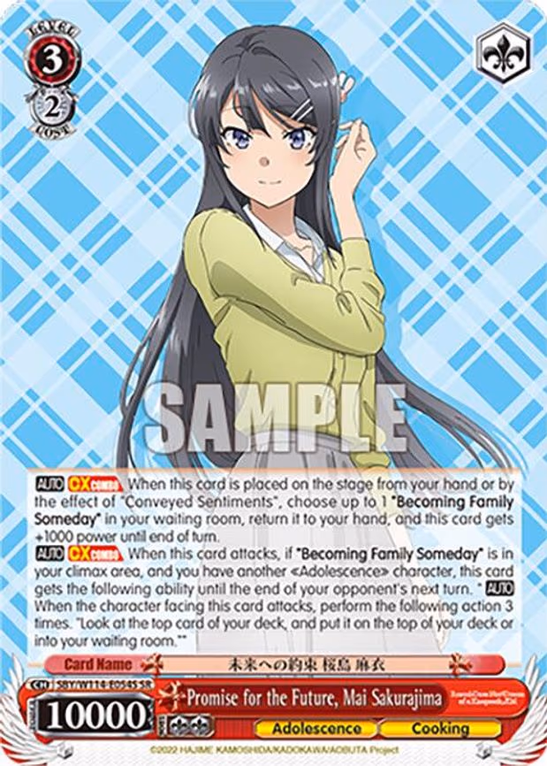 Promise for the Future, Mai Sakurajima