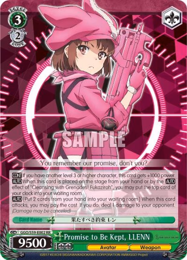 Promise to Be Kept, LLENN